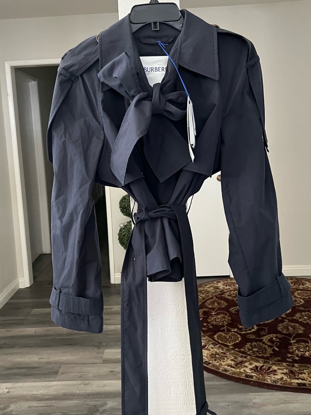 Authentic Burberry Trerose Short Canvas Jacket.